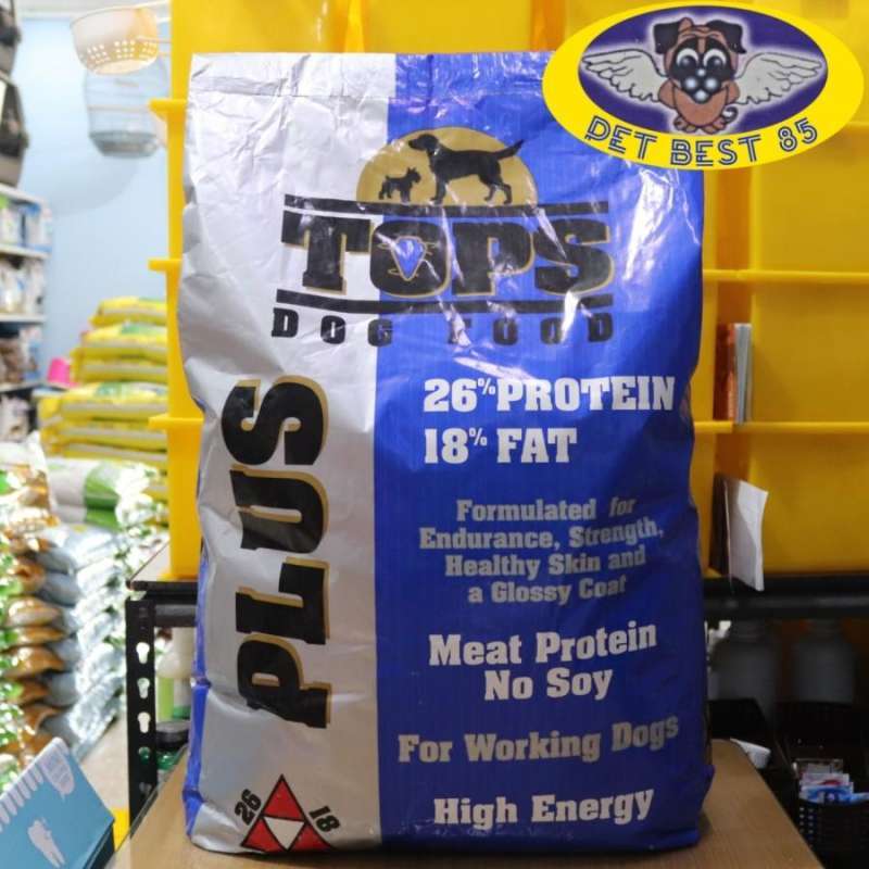 Tops plus sale dog food