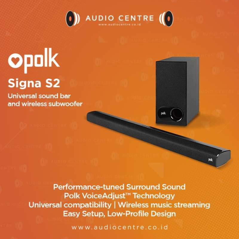 Polk Signa S2 Polk Soundbar And Sub Jual Polk Audio Signa S2