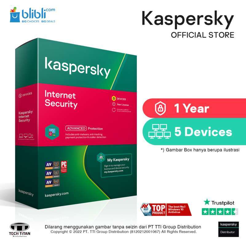 Kaspersky Internet Security 5 PC Antivirus [366 Hari/ Original]