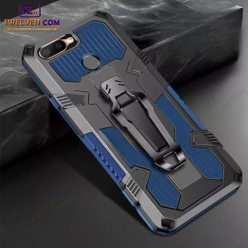 Case Shockproof Oppo A11k Armor Hardcase Stand Clip
