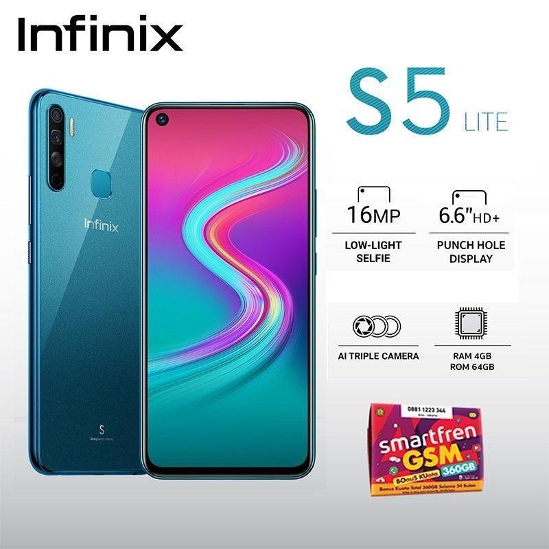 Jual Infinix S5 Lite Quetzal Cyan 64 Gb Online Mei 2021 Blibli