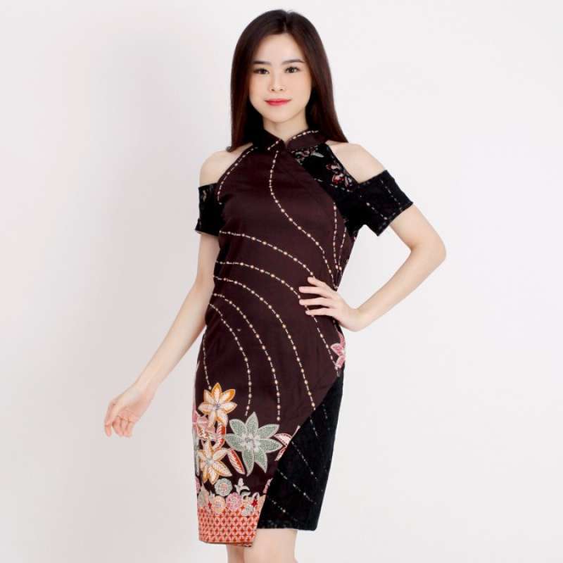 Dress shop batik merah