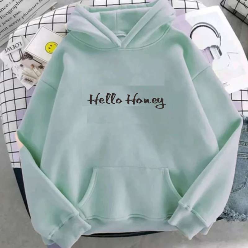 Jual Hoodie Wanita Lucu Terbaru Bahan Tebal Sweater Cewek Kekinian