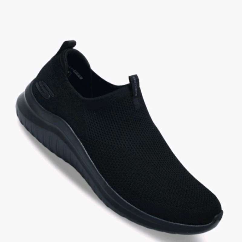 Jual Sepatu Slip On Pria Skechers Ultra Flex 2.0 Kwasi Black