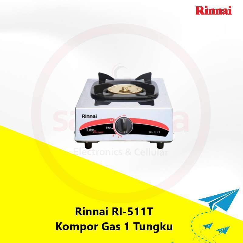 Promo RINNAI RI-511T Kompor Gas 1 Tungku Diskon 8% di Seller CV. SAMI JAYA  Official Store - CV.SAMI JAYA | Blibli