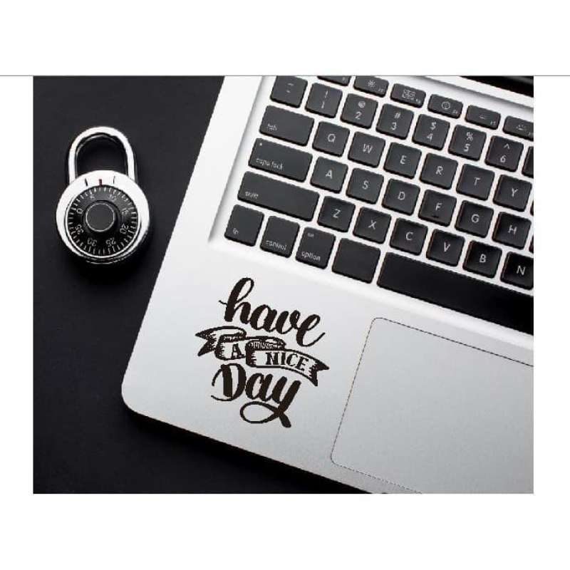 Jual Stiker Quotes Have Nice Day Kata Laptop Cutting Sticker Case