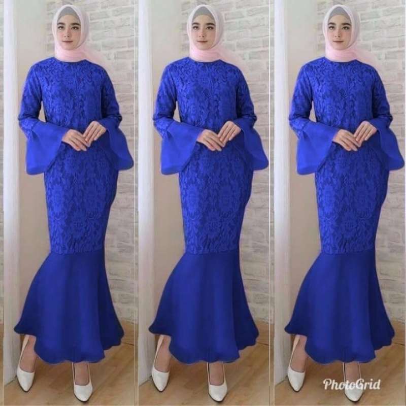 Dress Duyung Brukat maxi mermaid maxi duyung dress pesta