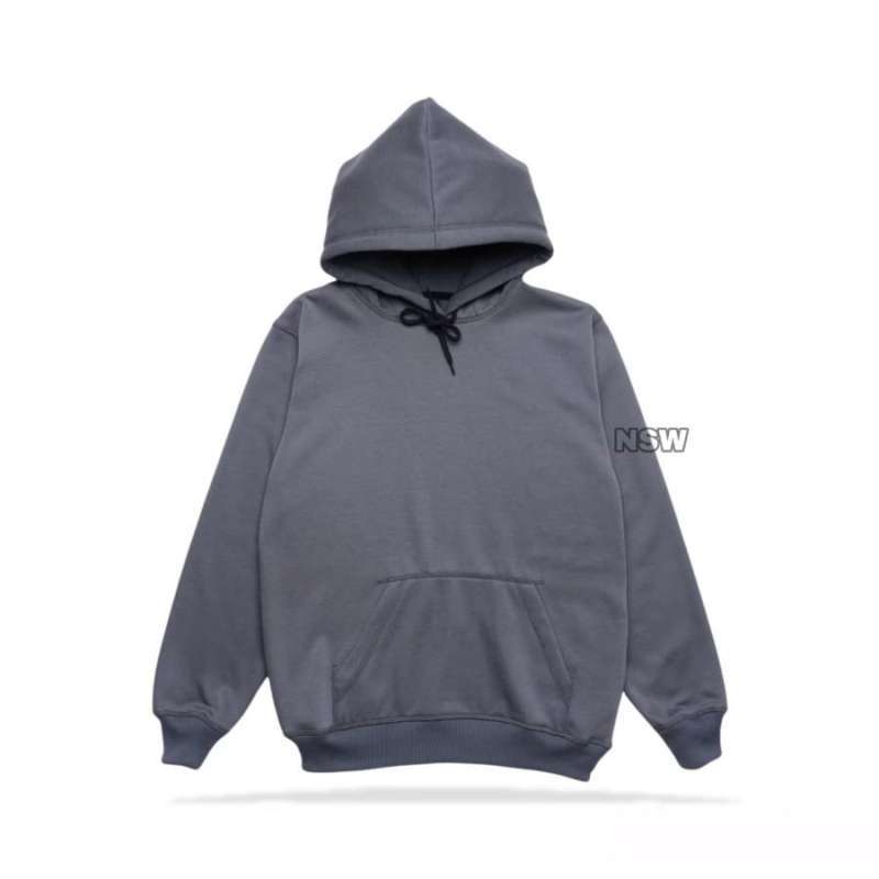 Jual Jaket Sweater Hoodie Polos Pria Wanita Dewasa Jumper Fleece