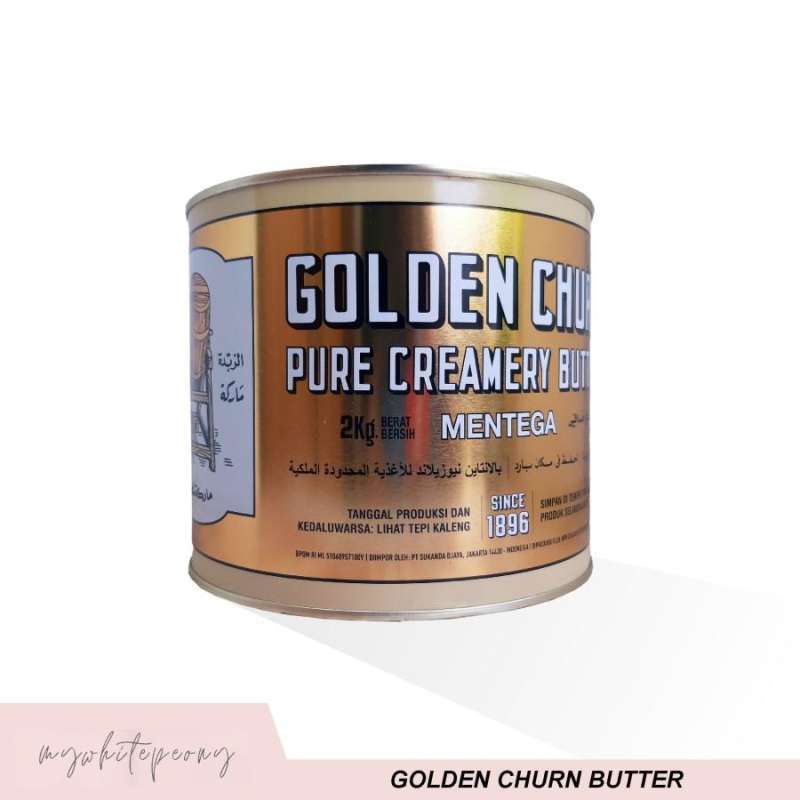 Jual Golden Churn Butter Canned 2 Kg Di Seller Mywhitepeony