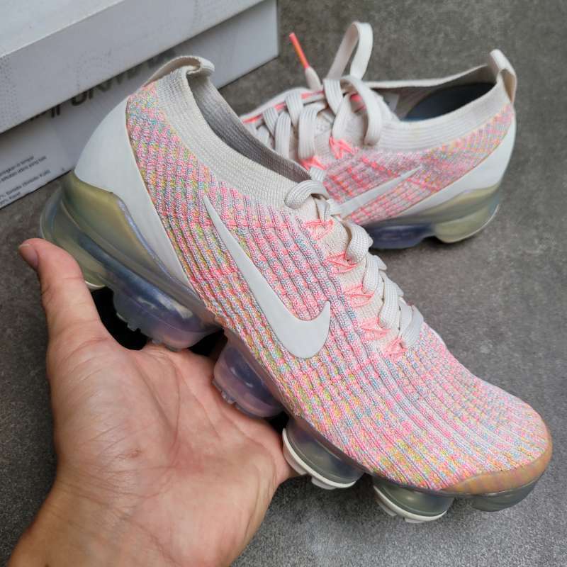 Air vapormax flyknit discount 3 pink and white