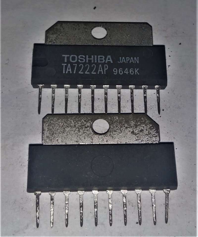 2 Pezzi TA7222AP Circuito Integrato Amplificatore Audio 5-8W - TA 7222AP