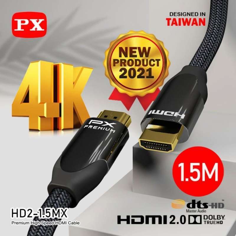 Kabel HDMI 4K premium ultra HD ARC HDMI cable Dolby Audio PX HD2-1,5MX