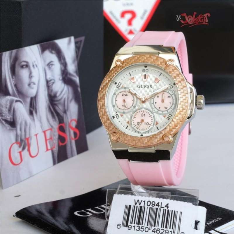 Jual GUESS W1094L4 Jam Tangan Wanita Original Pink di Seller