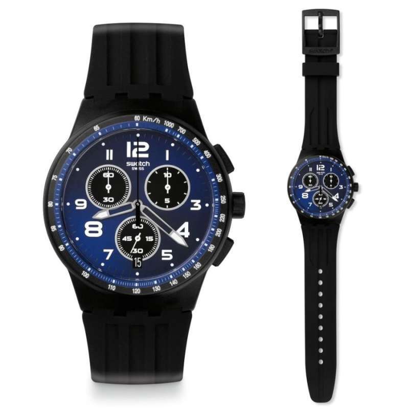 Jual SWATCH SUSB402 Jam Tangan Pria Nitespeed Biru di Seller