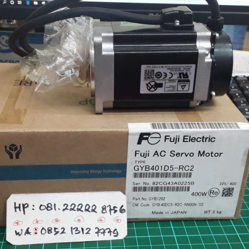 Fuji Electric GYB401D5-RC2 AC Servo Motor 400W