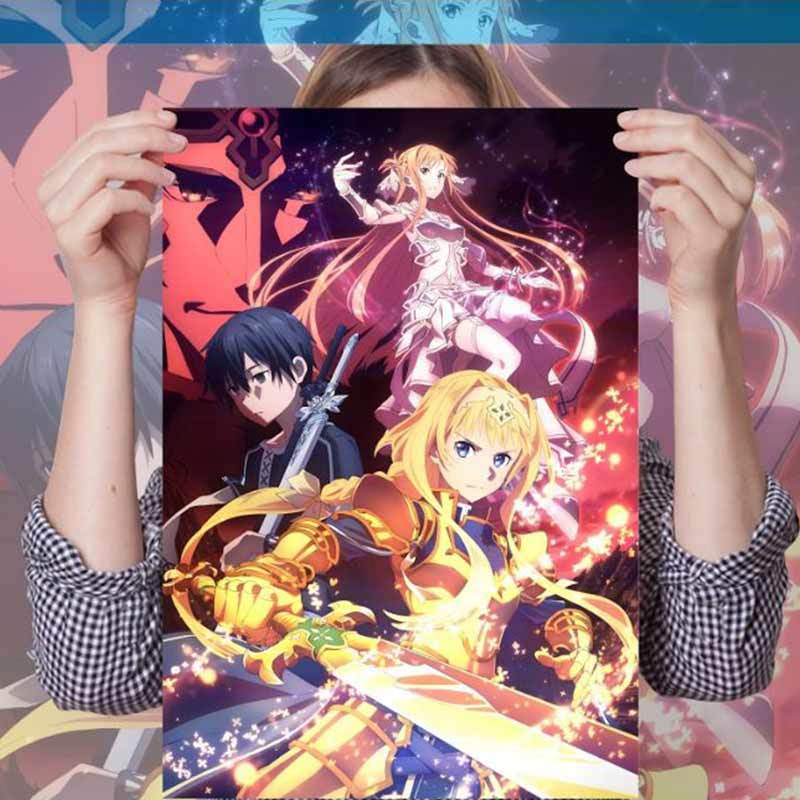 Get Wallpaper Jual Oem Sword Art Online Alicization Action Figure Poster Anime For Android