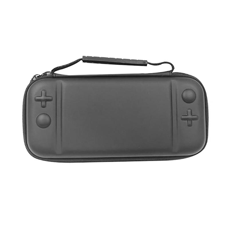 Iplay Portable EVA Carrying Case Hard Protective Cover Bag W- Game Card  Slots For Nintendo Switch Lite Console And Accessories Black
