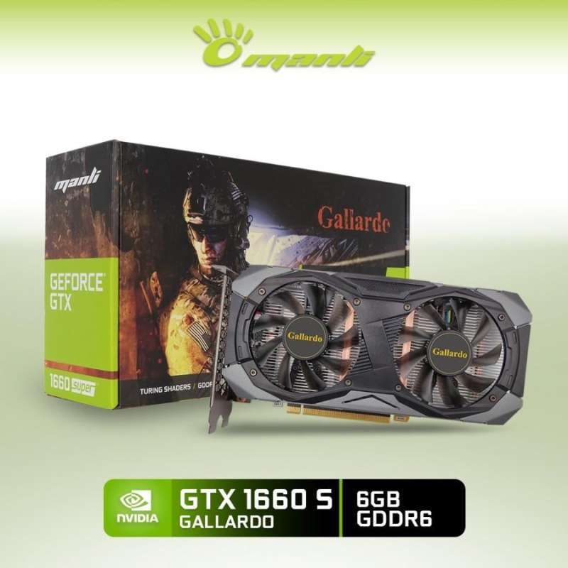 Jual VGA MANLI GTX 1660 SUPER GALLARDO 6GB GDDR6 192 BIT di Seller
