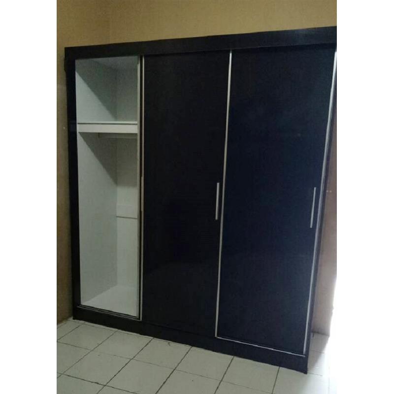 Jual Cikupa Store Sliding Finishing Hpl Glossy Lemari Pakaian 3 Pintu Online November 2020 Blibli Com