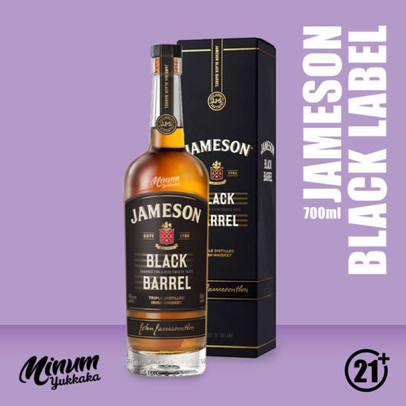 Promo Jameson Black Barrel 700ml Diskon 20% di Seller Minum ...