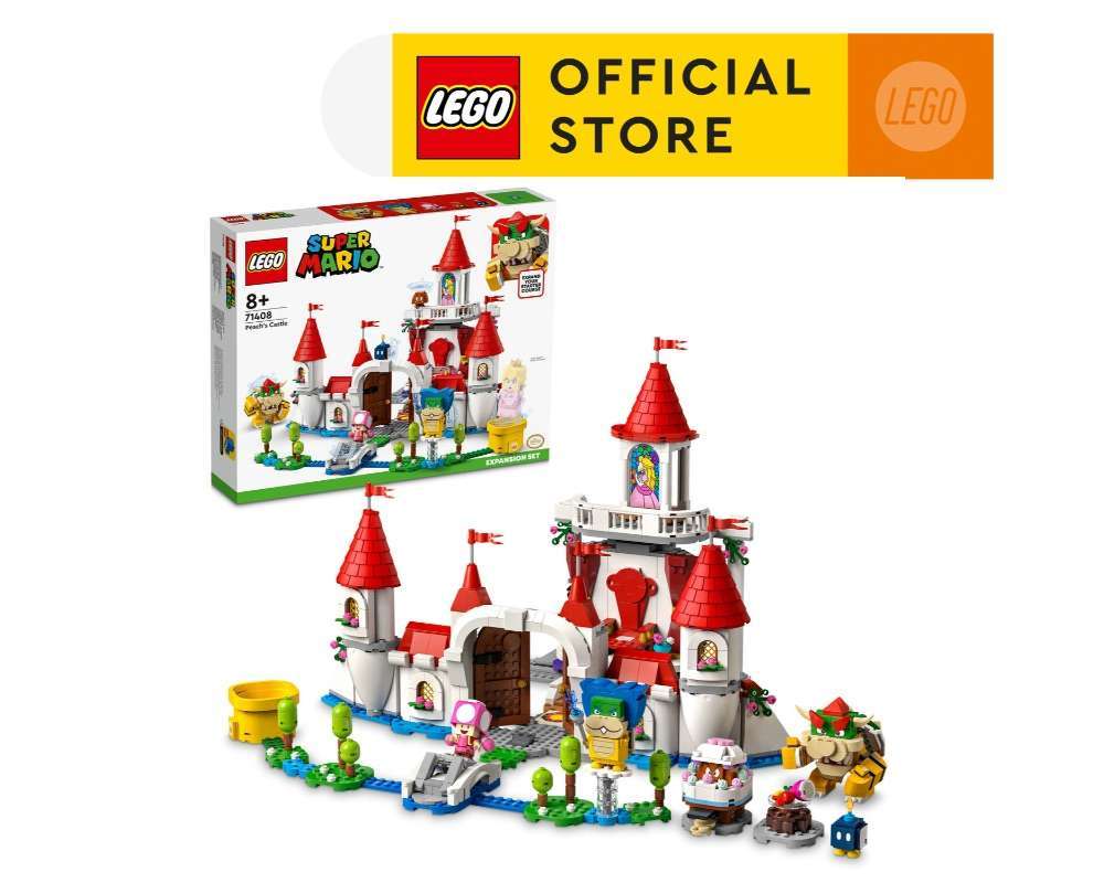 LEGO Super Mario 71408 Peach’s Castle Expansion Set (1,216 Pieces) Building  Blocks (8 Tahun+)