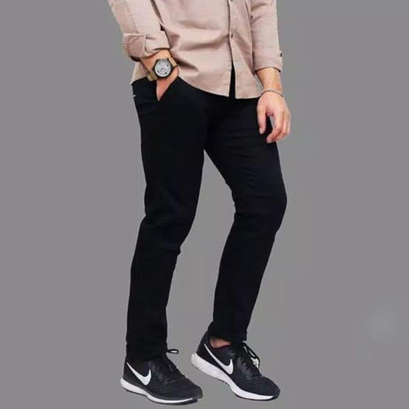 Jaya Fashion Slim Fit Chino Celana Pria 
