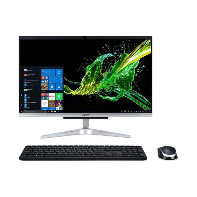 Jual Acer Aio C24 960 Pc All In One Desktop Pc Intel Core I3 10110u 4gb 1tb 23 8 Windows 10 Online September 2020 Blibli Com