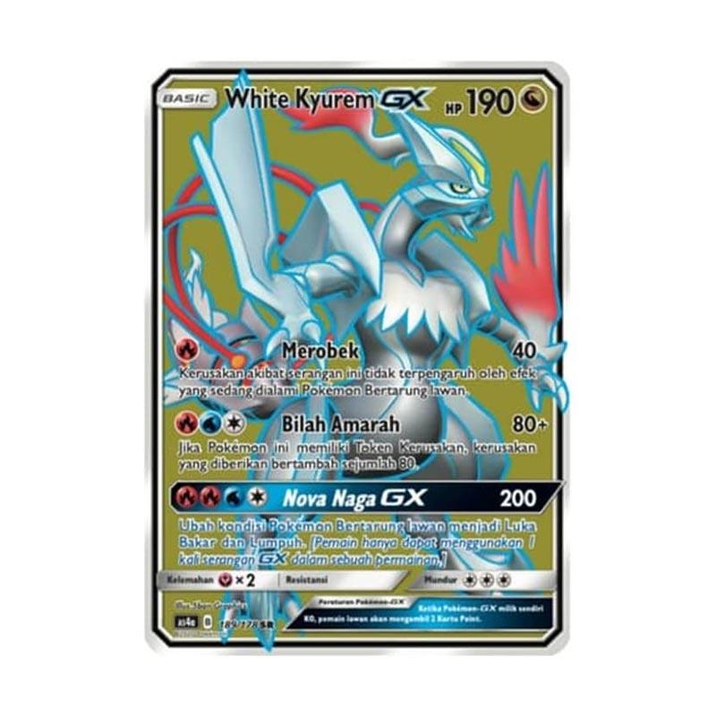 Jual Pokemon White Kyurem Gx As4a 189 178 Sr Card Game Murah Mei 2021 Blibli