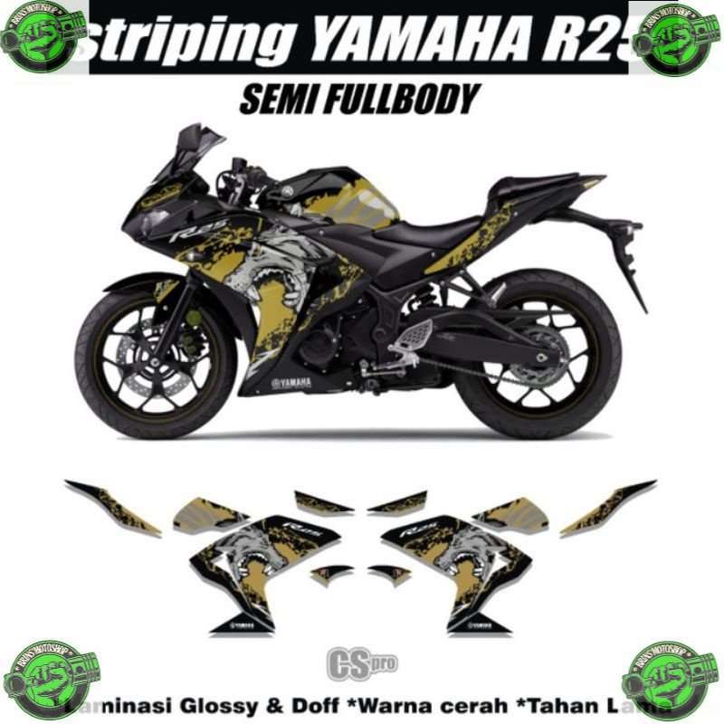 Decal yamaha r25 on sale