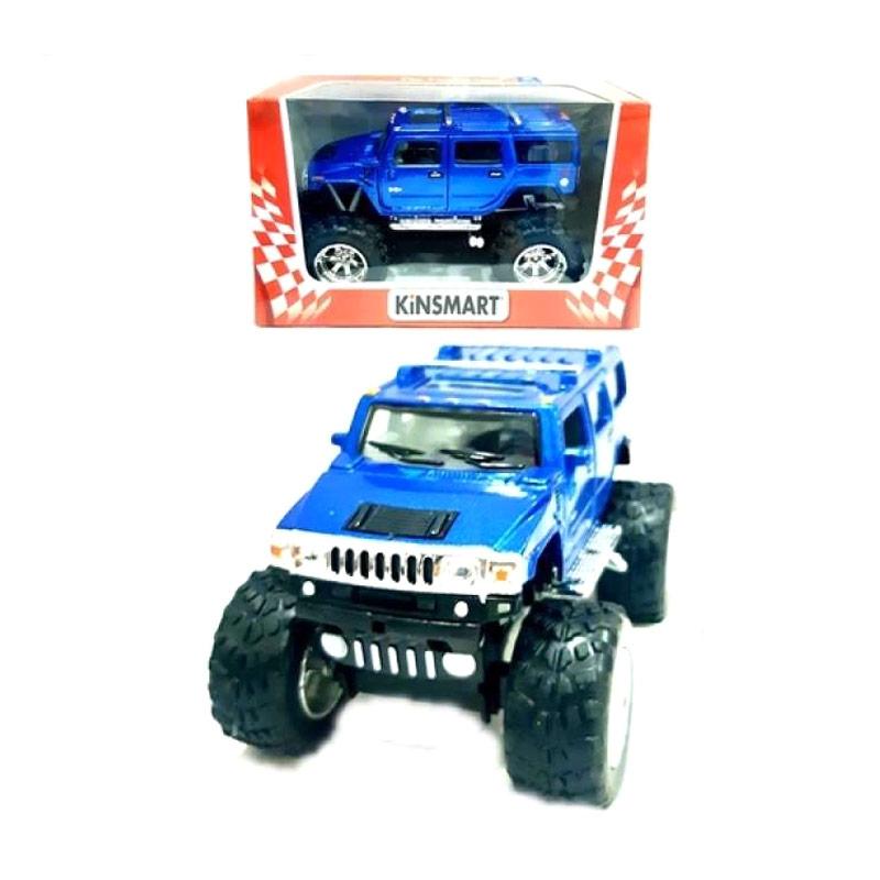Promo Kinsmart 5337wb 2008 Hummer H2 Suv Off Road Diecast Blue