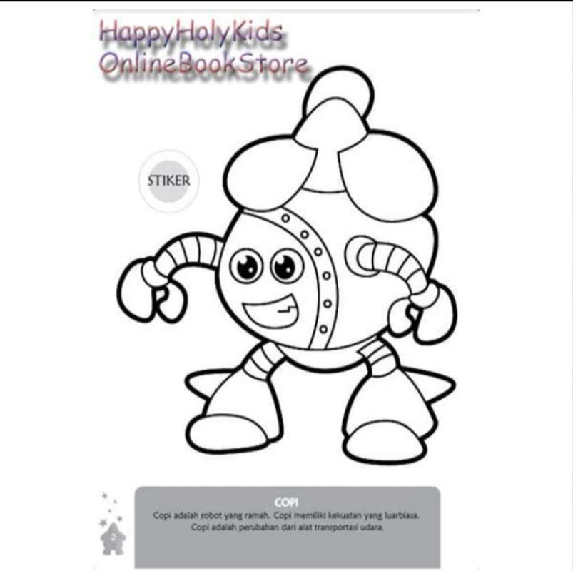 Jual Happy Holy Kids Mewarnai Robot Buku Edukasi Anak Online September 2020 Blibli Com