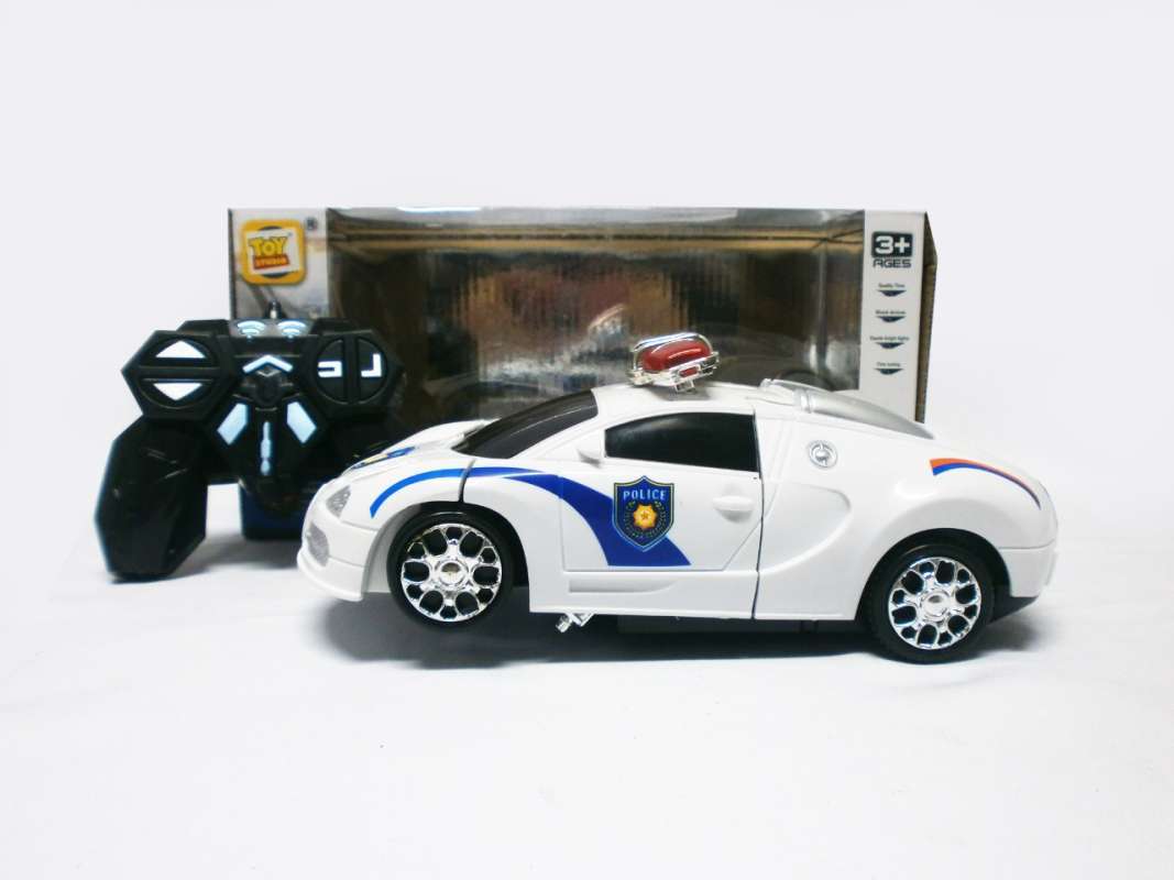 toy studio 5fc bot police bugati mobil remote control with light