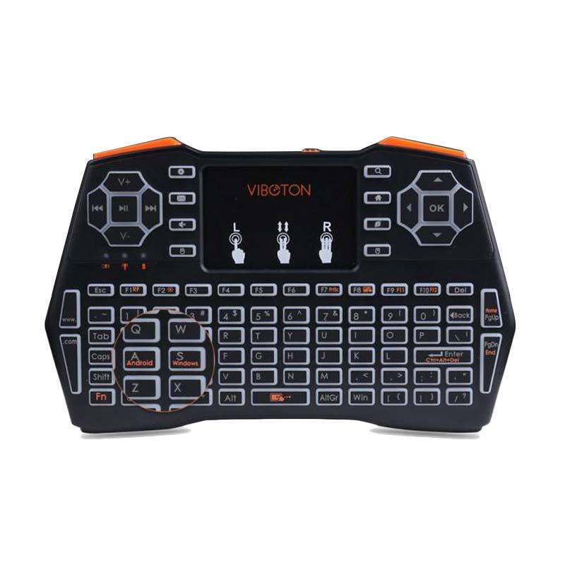 Jual Viboton I8 Plus Wireless Mini Keyboard Air Mouse Backlight Touchpad Remote Controller For Tv Box Computer Tablet Laptop 2 4ghz Online November 2020 Blibli
