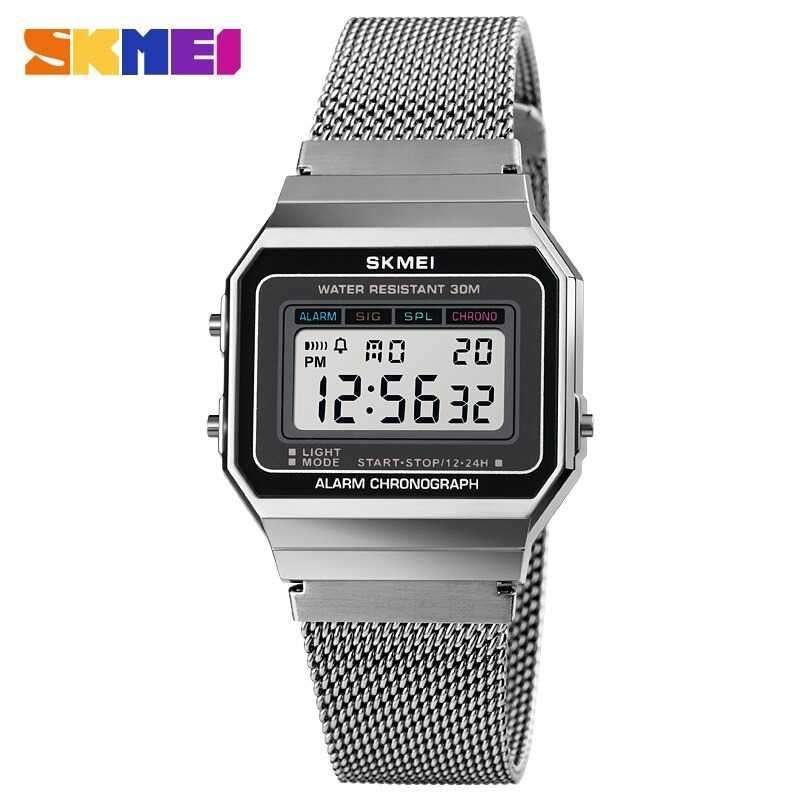 Promo SKMEI 1660 Original Jam Tangan Wanita Digital Rantai