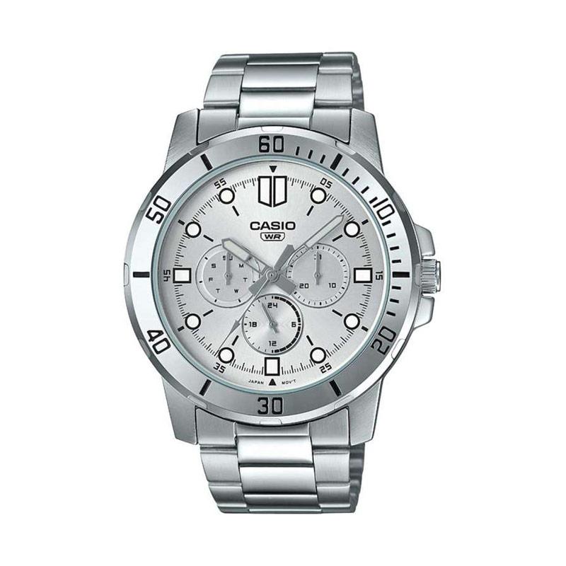 Jual CASIO Tali Stainless Jam Tangan Pria [MTP-VD300D-7EUDF] di Seller Tri  Arloji Official Store - Kota Jakarta Pusat, DKI Jakarta | Blibli