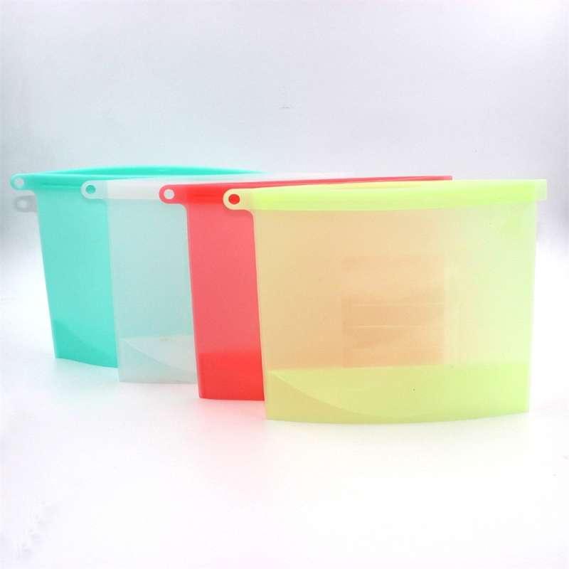 Jual Lans Food Grade Silicone Food Storage Bag Reusable Air Tight Zipper Bag For Food Random Color Online Desember 2020 Blibli