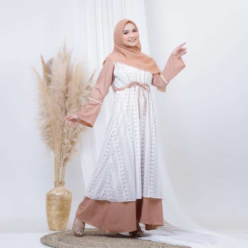 Maxi dress putih hotsell