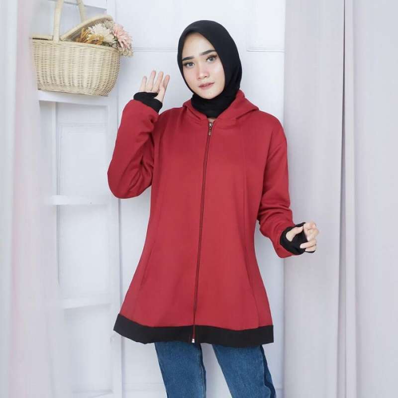 Cardigan hotsell hoodie muslimah