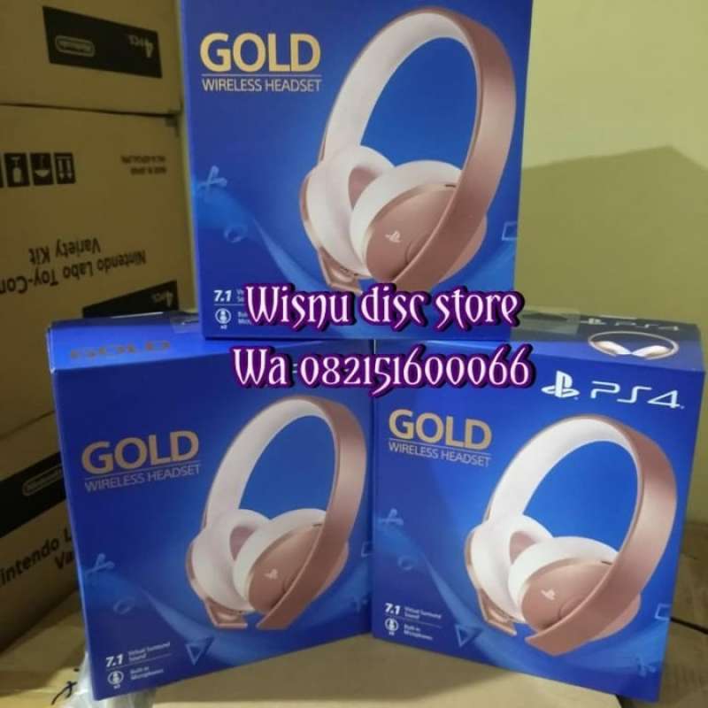 Promo Ps4 Gold Wireless Headset Rose Gold Edition Diskon 10 Di Seller Stpo Here Toys Cengkareng Timur Kota Jakarta Barat Blibli
