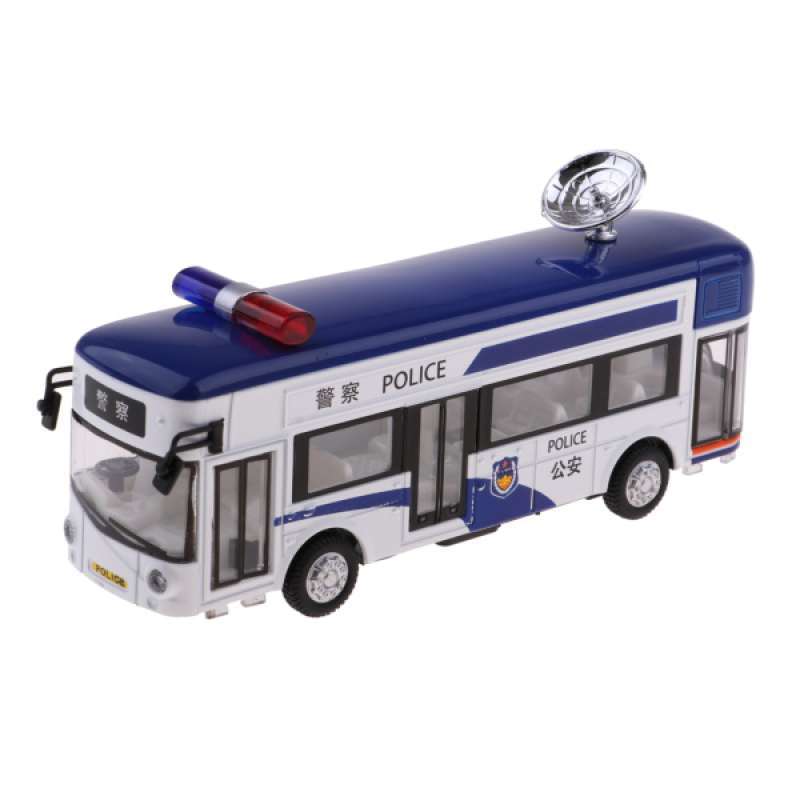 Jual Oem Metal Police Bus Toy For Kids Toddlers Pull Back Open Door Light Sound Online Desember 2020 Blibli