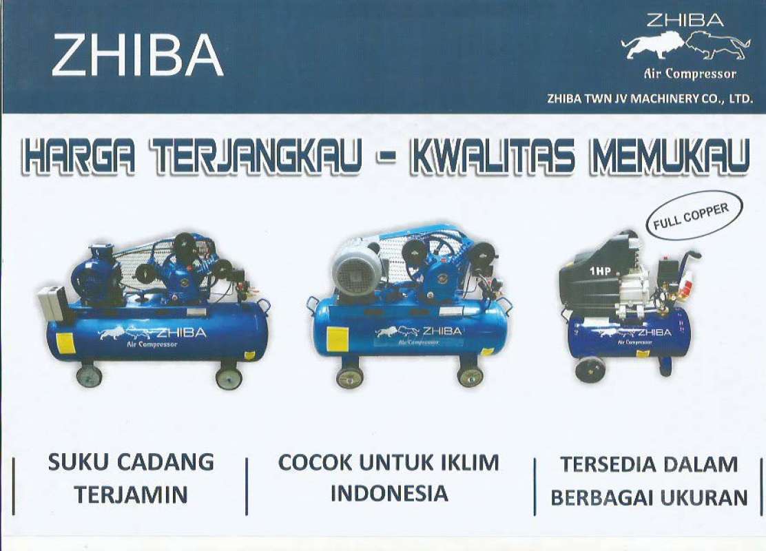 Jual Zhiba Kompresor Angin 1 2hp Dinamo Listrik Online Oktober 2020 Blibli Com