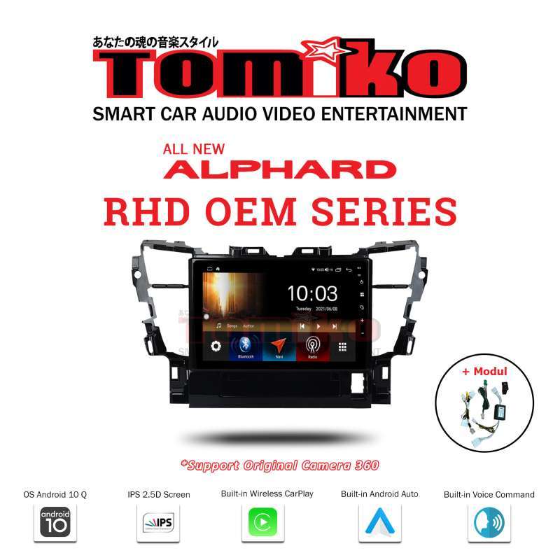 Head Unit Android Tomiko OEM Series 