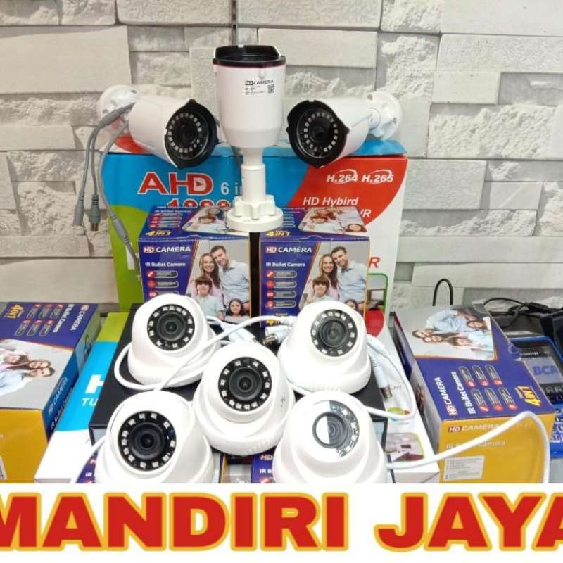 Jual Promo Paket Cctv Channal 8kamera 3mp Full Hd Camera 500gb