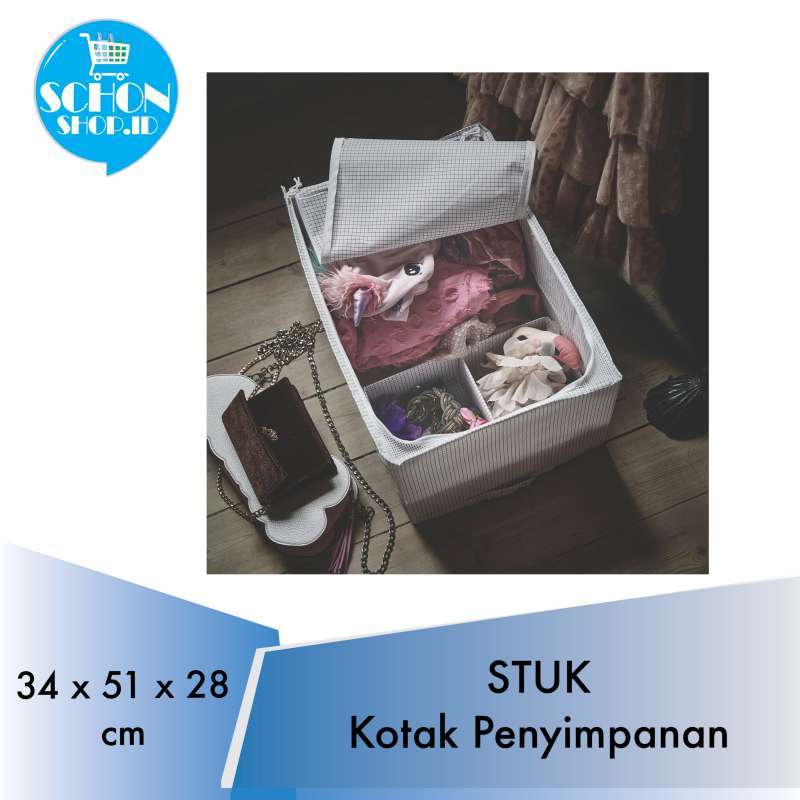 Jual Ikea Stuk Kotak Penyimpanan Serbaguna Storage Box Baju Multifungsi Murah September 2020 Blibli Com