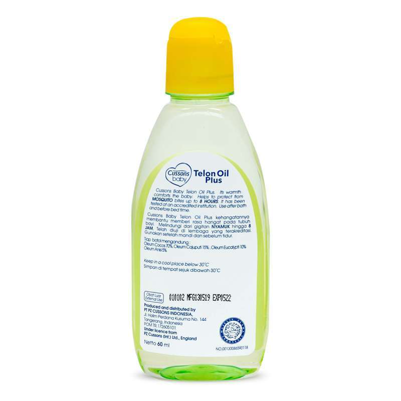 Jual Cussons Baby Telon Oil Plus 60ml Twin Pack Online Januari 2021 Blibli