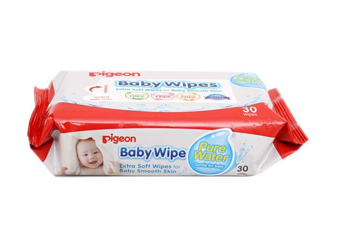 pigeon pure water wipes