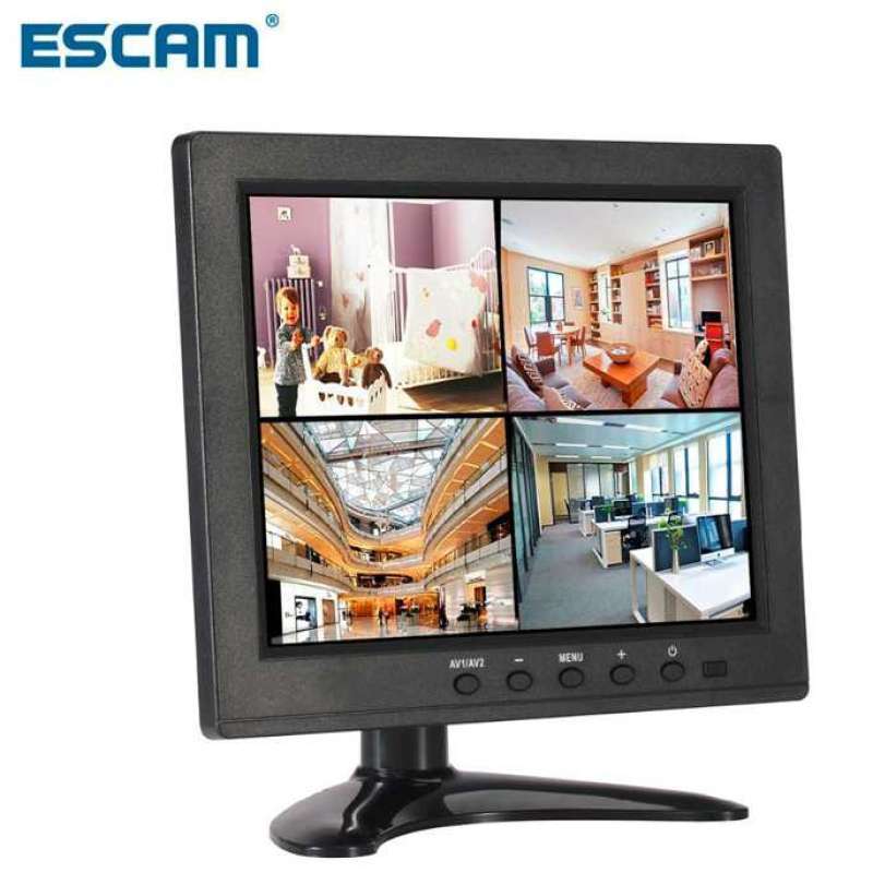Promo ESCAM T08 LCD Monitor CCTV 8 Inch 