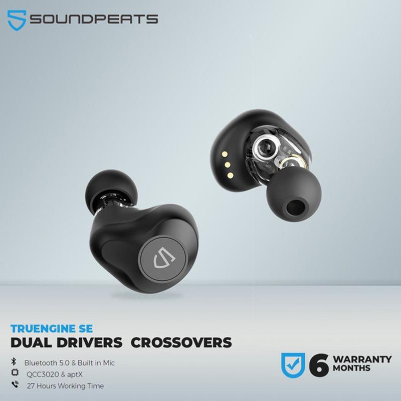 soundpeats truengine se tws headset bluetooth aptx true engine