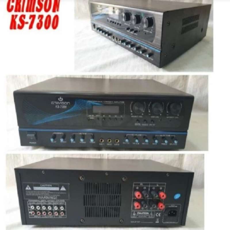 Jual Power Amplifier Karaoke Crimson Ks 7300 Original Ks7300 Online Februari 2021 Blibli