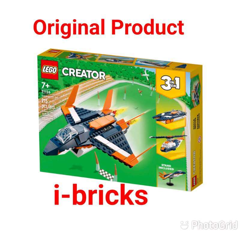 Supersonic Jet Lego Airplane Creator Lego Creator 31126 Supersonic Jet